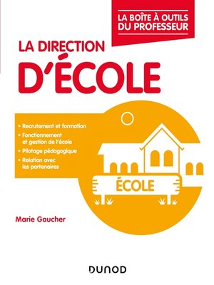 cover image of La direction d'école